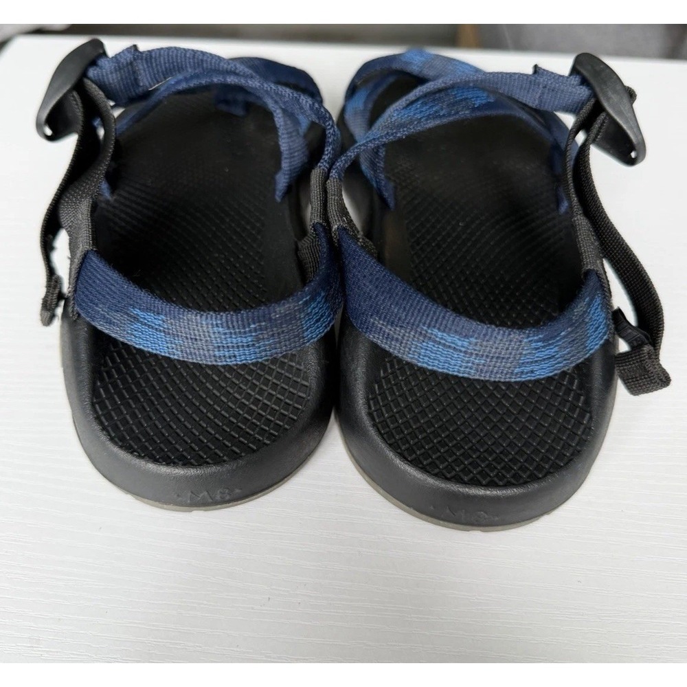 Chaco Z2 Classic Sandals Men's Size 8 Blue Black Toe Loop Vibram Outdoor Hiking - Picture 7 of 10